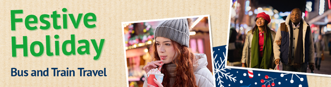 Festive Bus and Train Travel