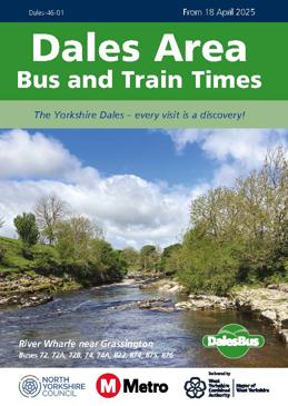 Dales Area timetable cover photo